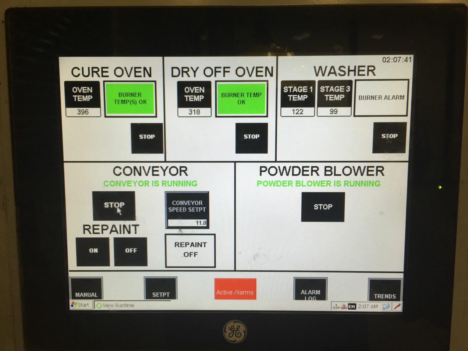 Powder Coating Cure Time Chart